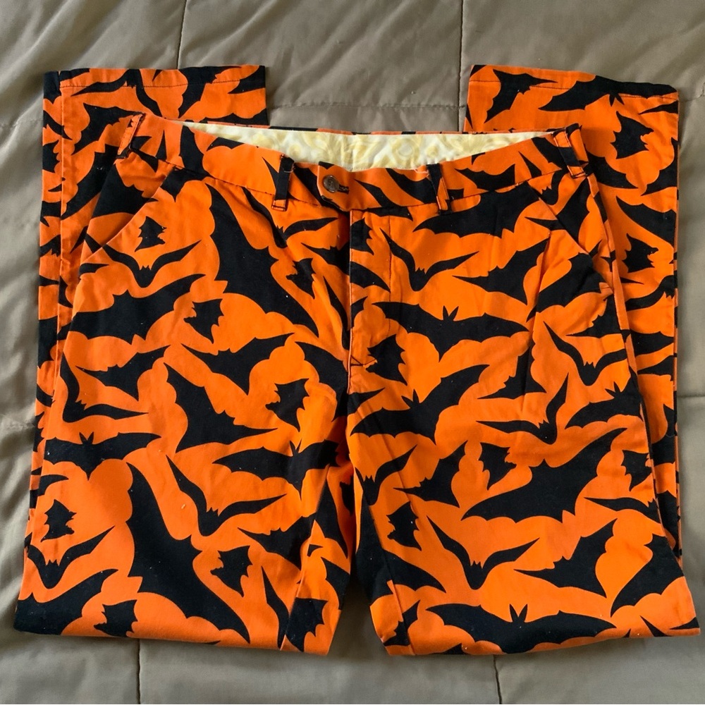 Loudmouth Golf Bat Golf Pants Size 36x32